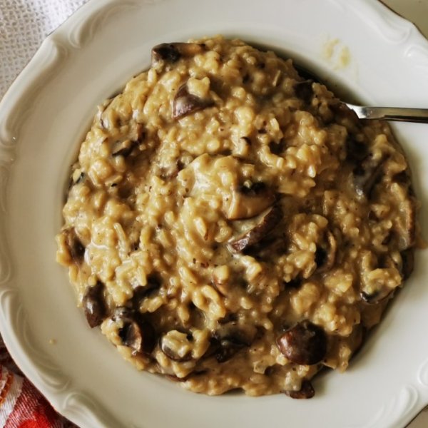 Mushroom risotto for the light&nbsp;eaters